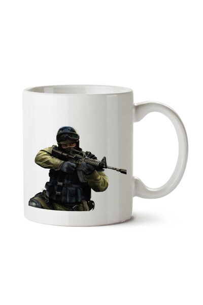 ART HEDİYE كوب CG GO مطبوع على الجانبين