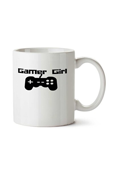 ART HEDİYE كوب مطبوع على الجانبين من Gamer Girl Game