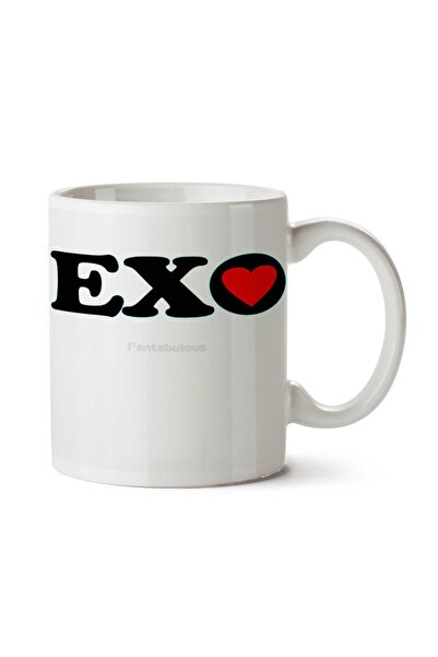 ART HEDİYE كوب I Love EXO Fabulous مطبوع على الجانبين