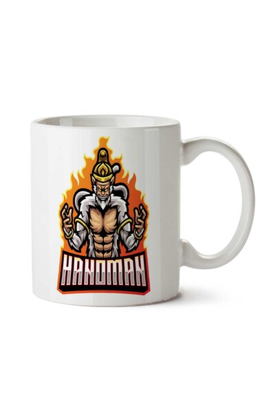 ART HEDİYE كوب هانومان مطبوع على الجانبين