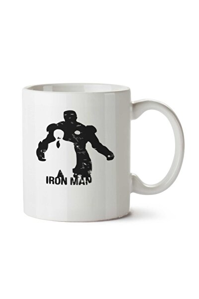 ART HEDİYE كوب آيرون مان مطبوع على الجانبين