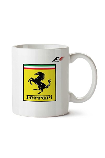 ART HEDİYE كوب فيراري F1 مطبوع على الجانبين
