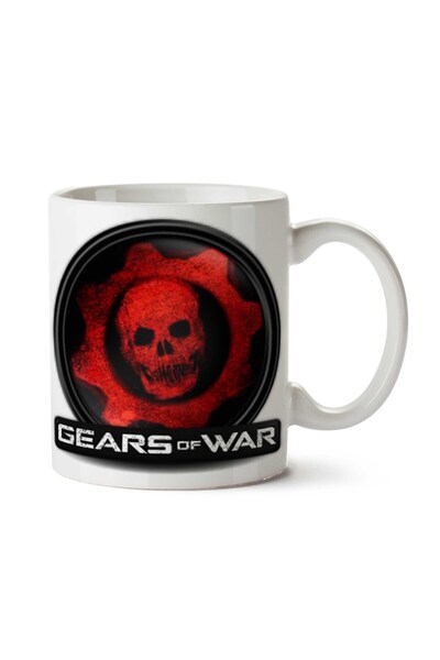 ART HEDİYE كوب Gears-of-War-PNG-Picture مطبوع على الجانبين