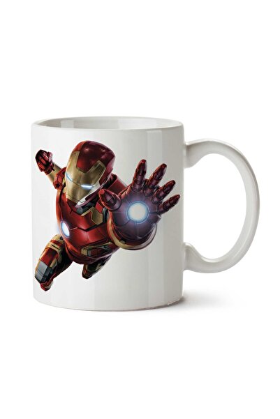 ART HEDİYE كوب آيرون مان مطبوع على الجانبين