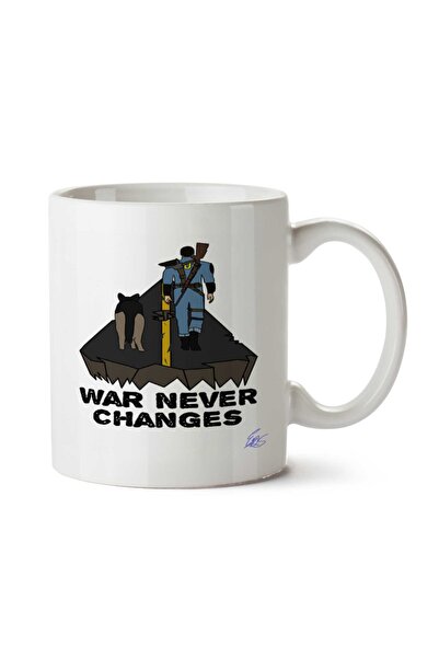 ART HEDİYE Fallout War Never Changes Two Side Printed Mug