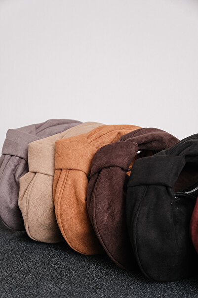 Çantacımstore Dámská kabelka Mini Jordie Suede Grey 1612