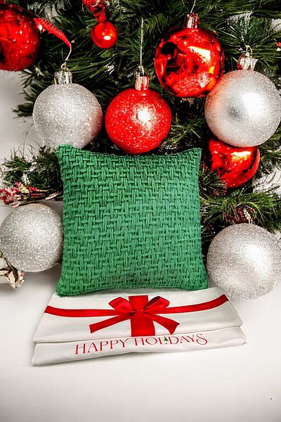tarzınısec Pernă decorativă cu fermoar cu tema de Anul Nou (45*45cm) Model50