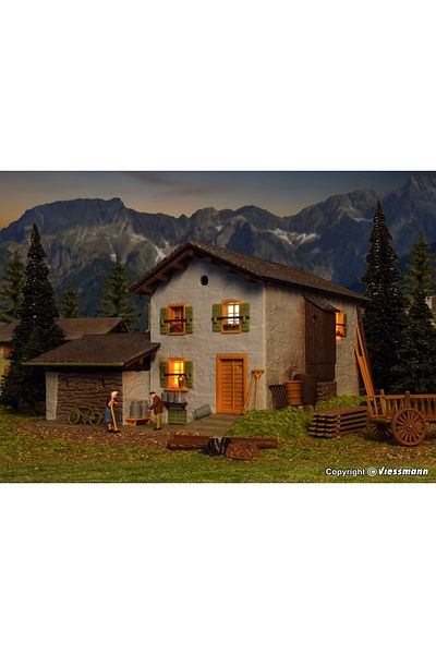 Viessmann 1:87 Ho Grevasalvas Mountain house Model