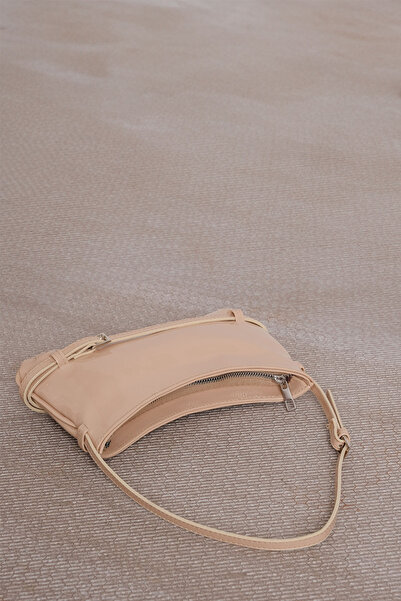 Çantacımstore Kadın Jacqs Rugan Baget Çanta Krem