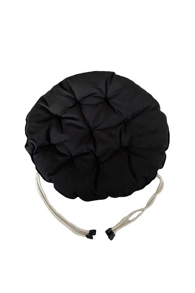 SIFIR312 6 PCS 40X40 Cm Round Stool Cushion - Chair Cushion - Pouf Cushion