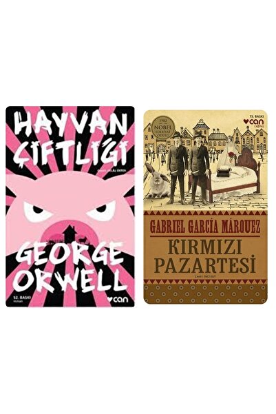 CAN Kırmızı Pazartesi Gabriel García Márquez - Hayvan Çiftliği George Orwell ...