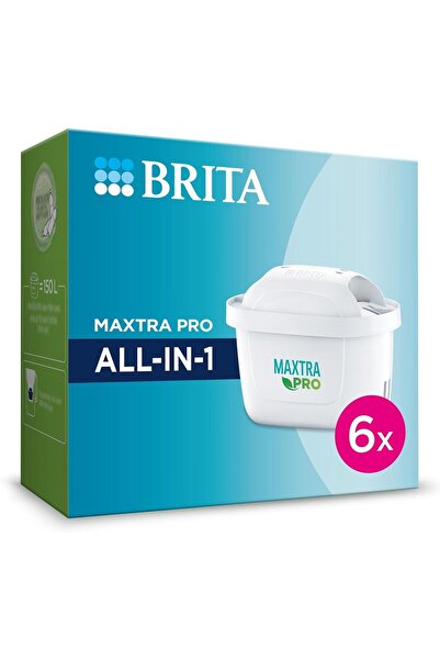 FİLTRE BRITA MAXTRA PRO Altılı Filtre Kartuşu, Yedek Su Arıtma Filtresi