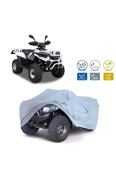 AUTOLION Kanuni ATV 200 U Off Road ATV علامة تجارية مقاومة للماء - رمادي