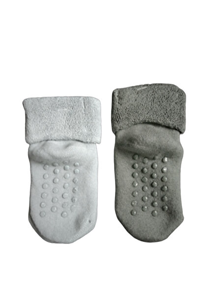 Ervo Reklam kışlık kalın yumuşak havlu çorap altı kaymaz çorap 12 ay 24 ay için