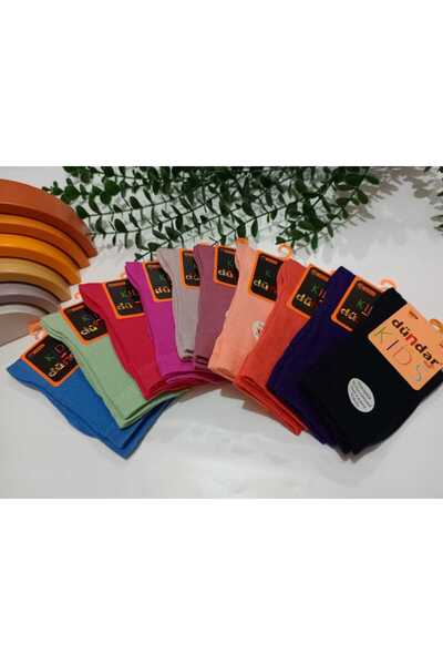 Dündar Plus Çocuk Modal Soket Dikişsiz Çocuk Çorabı 5 Yaş 26-28 Numara 6'lı