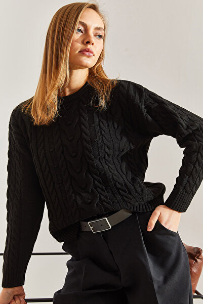 Bianco Lucci Gemusterter Strickpullover für Damen