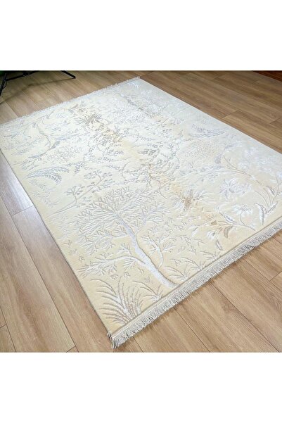 Halıcızade Çiçek Desenli El Dokuma Halı