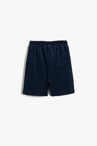 Koton Printed Elastic Waist Shorts Cotton