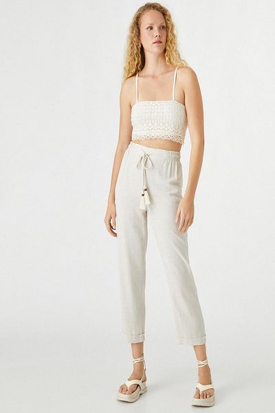 Koton Beige Damenjeans 2SAK40136CW