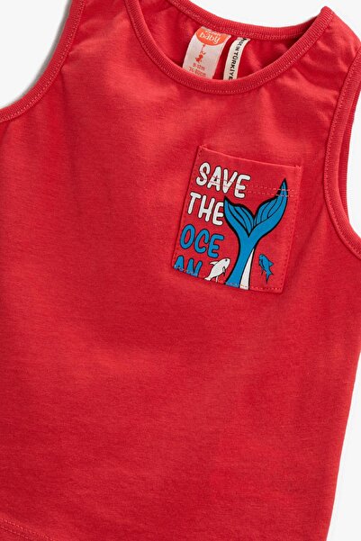 Koton Baby Boy Pink Undershirt 2SMB30010TK