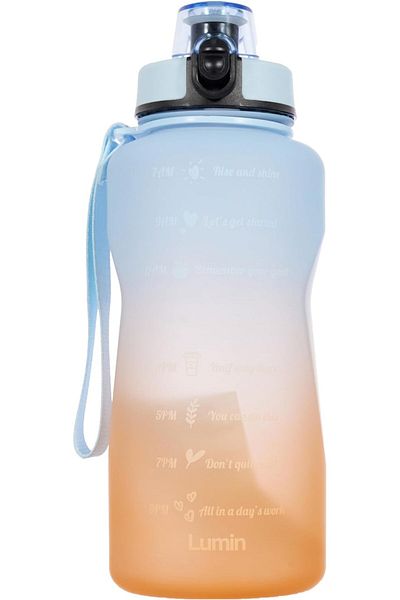 Lumin Flask Water Bottle 1.5 Liter Motivational Water Bottle Bpa Free Water Bottle Water Bottle