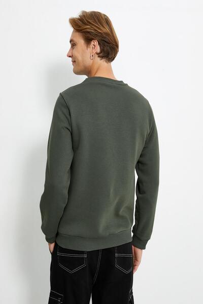 Koton Erkek Haki Sweatshirt