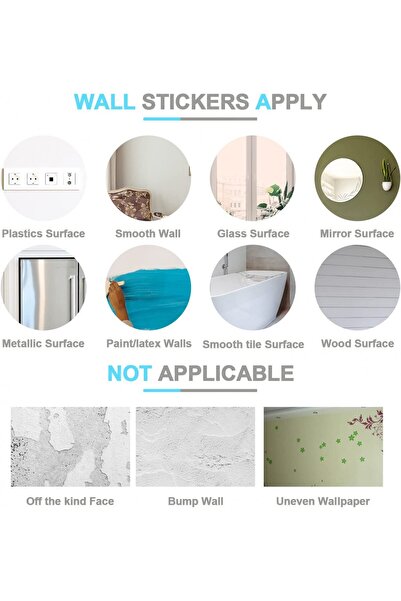 Giraffe Sticker 150 Adet Karanlıkta Parlayan Fosforlu Ay Ve Yıldız Tasarımlı Dekoratif Sticker