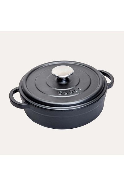 Sürel Demirdöküm 24 CM Short Pot Black
