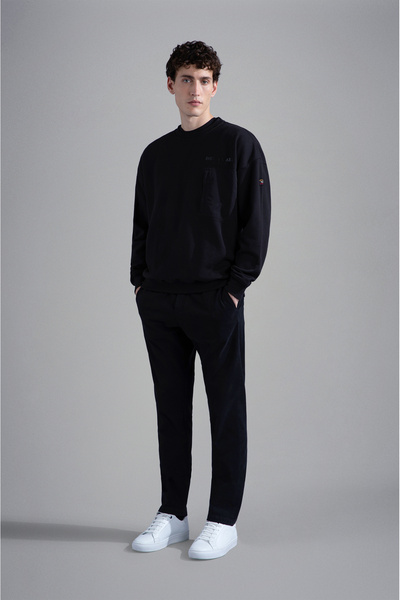 PAUL&SHARK MEN'S KNITTED T-SHIRT C.WCOTTON