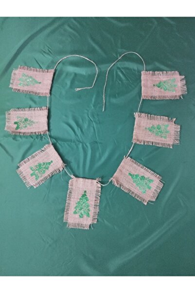 Nympha Ornament de Crăciun cu detalii din lemn de pin și iută