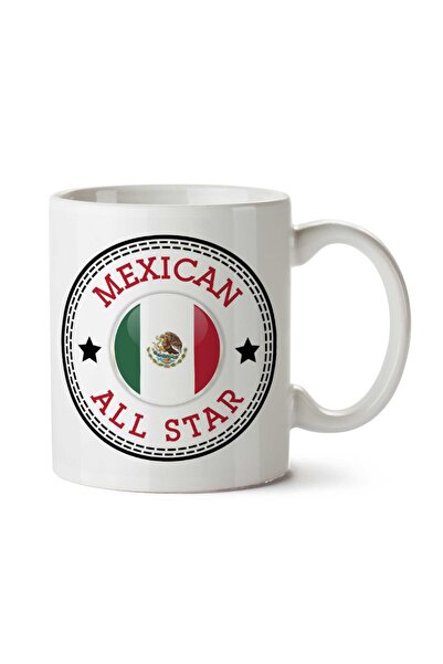 ART HEDİYE كوب كونفيرس المكسيكي أول ستار مطبوع على الجانبين