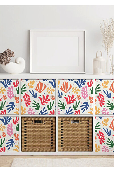 WALLHUMAN Kallax Dolap Kapağı, Mobilya Stickerı (4'lü)