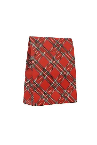 Milim Matbaa 30 Red Plaid Envelopes 15x22x8 cm