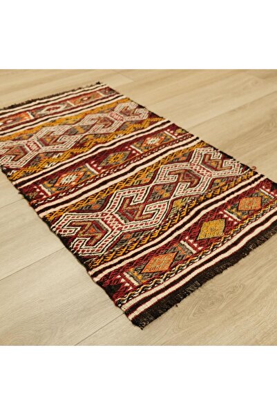 Halıcızade Anadolu Cicim Desenli Mut El Dokuma Kilim