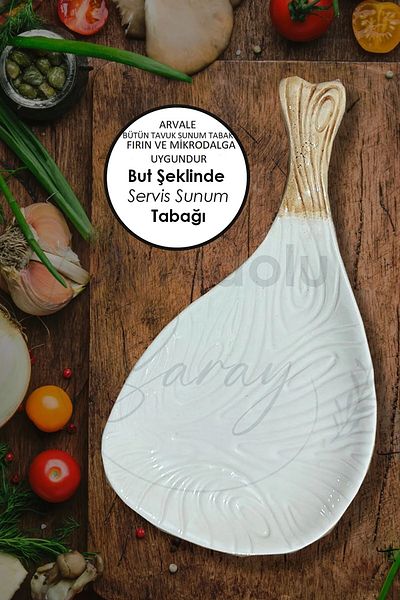 ARVALE But Shaped Cooking Plate That Can Enter The Oven Serving Presentation Cooking