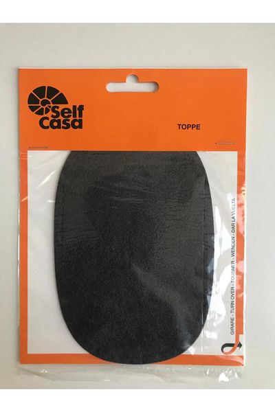 Self Casa Σουέντ επισκευαστικό έμπλαστρο 15cm X 9,5cm για το γόνατο (2 τεμάχια)