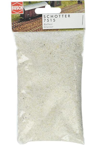 Busch mockup Schotter Natural white Ray ballast