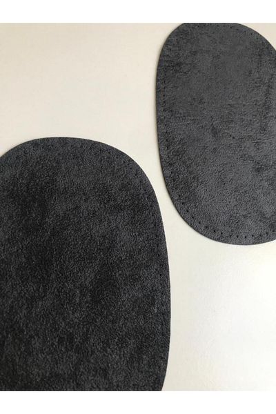 Self Casa Σουέντ επισκευαστικό έμπλαστρο 15cm X 9,5cm για το γόνατο (2 τεμάχια)