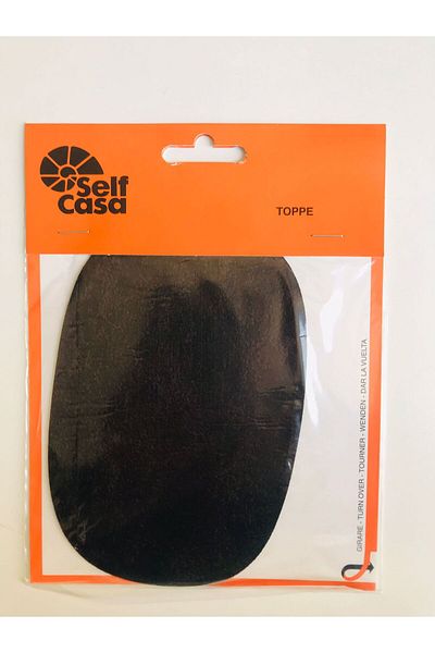 Self Casa Σουέντ επισκευαστικό έμπλαστρο 15cm X 9,5cm για το γόνατο (2 τεμάχια)