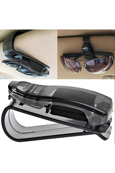 CMT Auto Car Interior Latch Clip - Sunglasses Business Card Holder, Universal Compatible