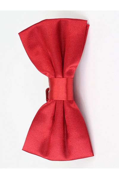 SIRRI Red Satin Bow Tie 10cm x 6cm