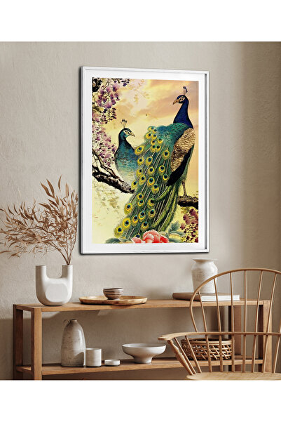 HOMEPACK Pictură cu un singur cadru Pictură poster din seria Păun TK/238