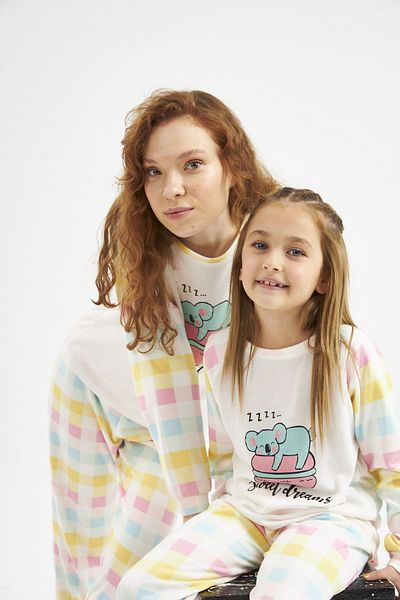 LILIAN Lovely Coala Pajamas Set Mother: Girl's Pajamas Set. Sold Separately Prices are Different