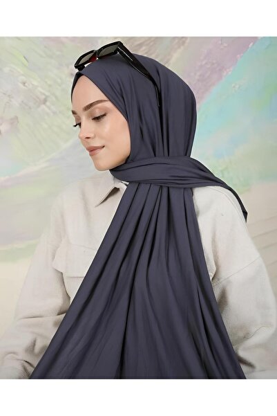 nacar çarşı Women's Plain Single Color Combed Shawl