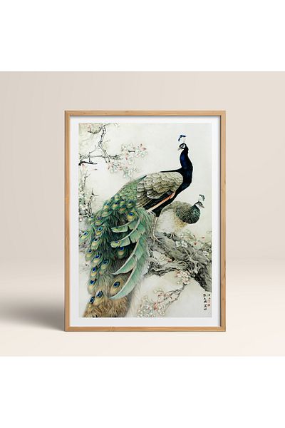 HOMEPACK Картина в една рамка, серия „Паун“, плакат, TK/234