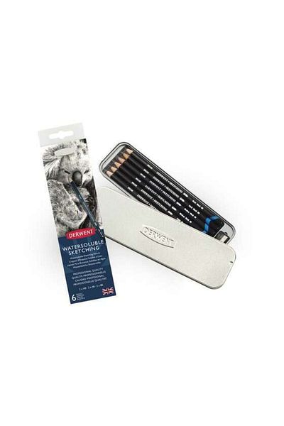 Derwent Watersoluble 6*Piece Tin Box NDw0700837
