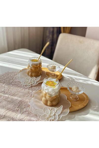 Ara Porselen 2 Adet Borosilikat Üzüm Cam Bardak 300ml.