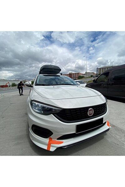 HYM TUNİNG Fiat Egea Ön Ek, Tampon Karlığı Etek, Ön Bodykit Boyasız Abs Plastik