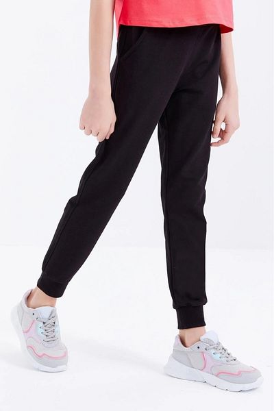 DURAN SPORT Pantaloni de trening pentru fete, drepti, cu 2 fire imprimate cu dragon pe spate, buzunar, talie elastică
