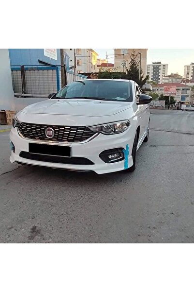 HYM TUNİNG Fiat Egea Ön Ek, Tampon Karlığı Etek, Ön Bodykit Boyasız Abs Plastik